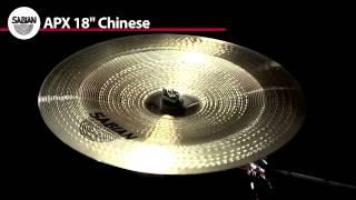 Video thumbnail for Sabian APX Chinese Cymbal Demo by Musician's Friend