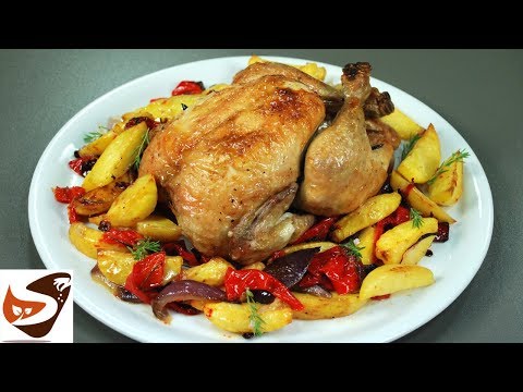 Pollo al forno con patate - Morbido dentro e croccante fuori – Secondi piatti