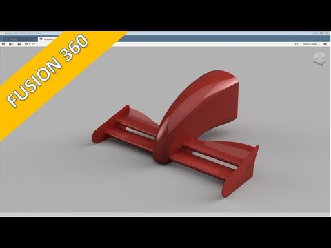F1 Front Wing Fusion 360 Training Part Design