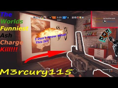 The Worlds Funniest Ash Charge Kill!! Good/Funny Moments #15 R6 Siege *Console