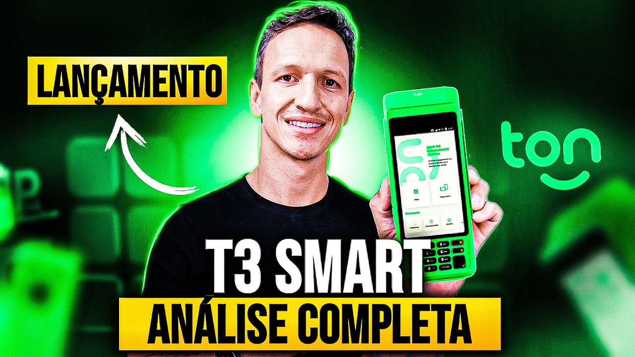 Maquininha TON T3 SMART É Boa ? TESTEI Tudo da NOVA MÁQUINA de Cartão Ton