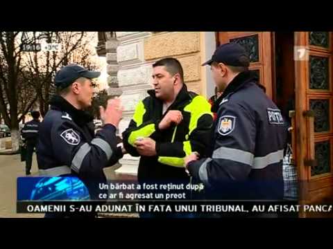 Preot agresat în capitală