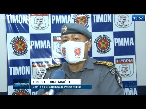 Timon recebe efetivo de reforço para policiamento preventivo 26 03 2021