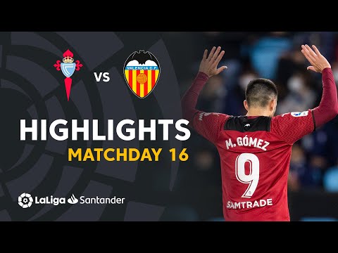 Highlights RC Celta vs Valencia CF (1-2)