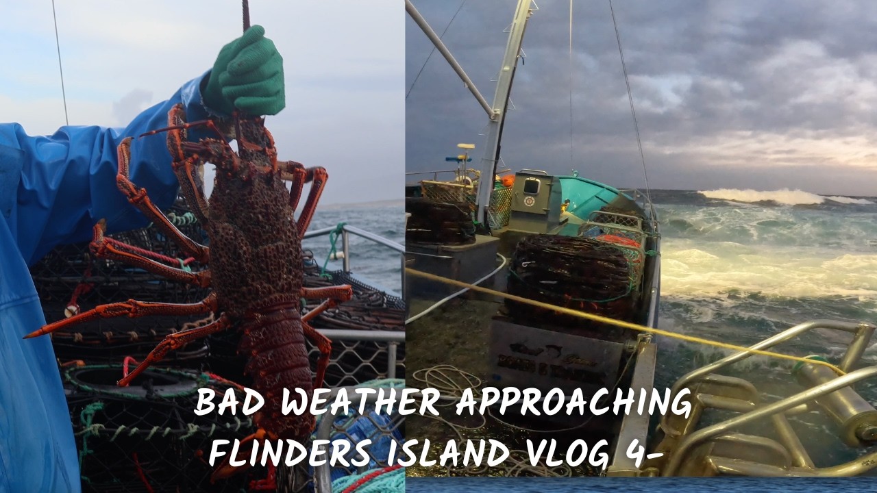 Aussie Lobster Hunters Race a 30-Knot Norly to Clear Shallow Gear Off Cape Barren