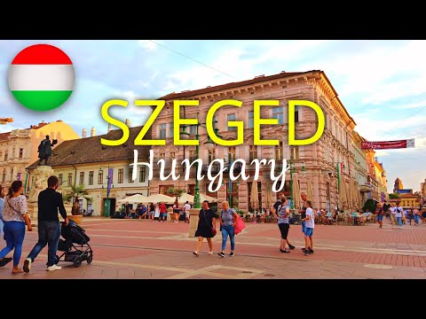 Walking Tour in SZEGED / Hungary 🇭🇺 2022 - 4K 60fps (UHD)