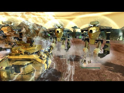 Space Marines + Mechanicus vs Orks vs Chaos - Titanium Wars mod | WH40K Dawn of War: Soulstorm 2021