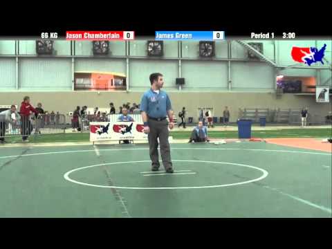 Jason Chamberlain vs. James Green at 2013 ASICS University Nationals - FS