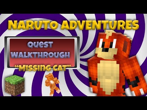 EPIC QUEST: Find Missing Cat in Minecraft Naruto World