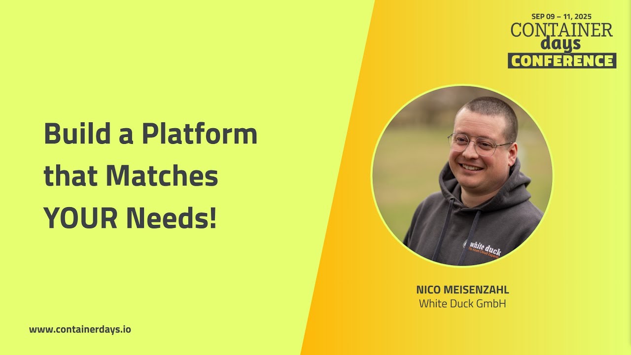 Build a Platform that Matches YOUR Needs! - Nico Meisenzahl