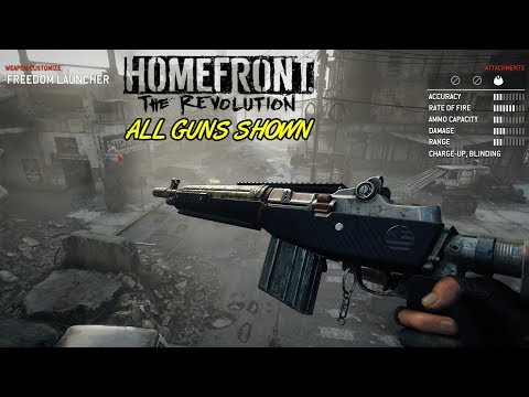 Homefront: The Revolution - All Guns Shown