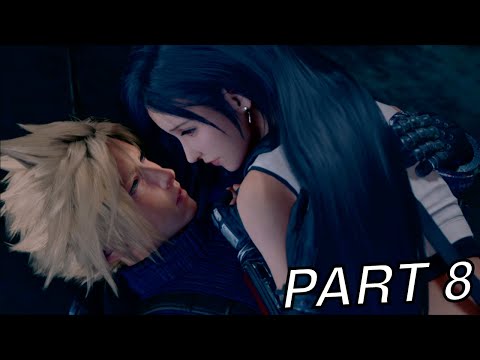 Final Fantasy VII Remake (FF7 Remake) Gameplay Walkthrough Part 8 - Jumping Off a Train