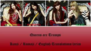 SCANDAL - QUEENS ARE TRUMPS Lyrics [Kan/Rom/Eng Translations]