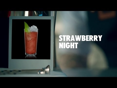 STRAWBERRY NIGHT DRINK RECIPE - HOW TO MIX