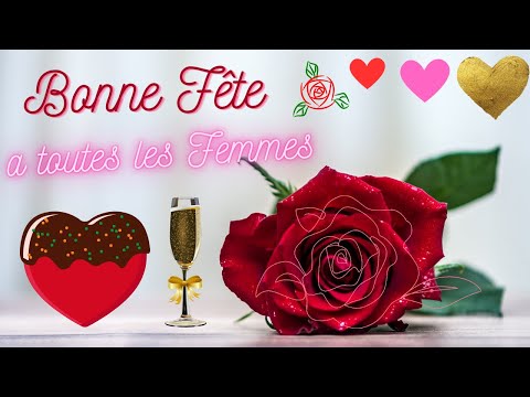 Bonne fête a toutes les femmes🌹🌷 JOYEUSE JOURNEE DE LA FEMME * 8 MARS