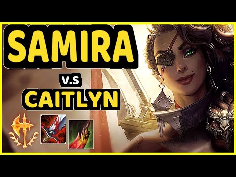 CHRISBERG (SAMIRA) vs CAITLYN - BOTTOM ADC CHALLENGER GAMEPLAY - EUW