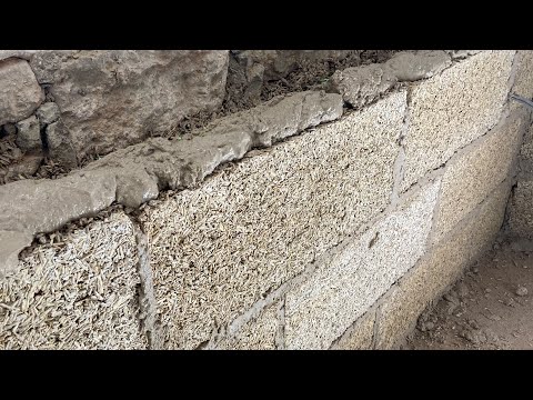 How to install hempcrete blocks as internal solid wall insulation. Hempcrete renovation.