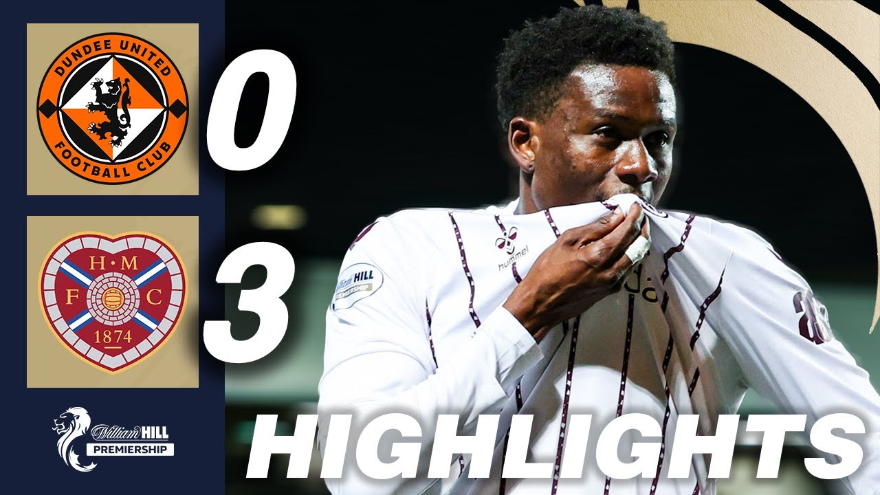 Dundee United vs Heart of Midlothian Highlights