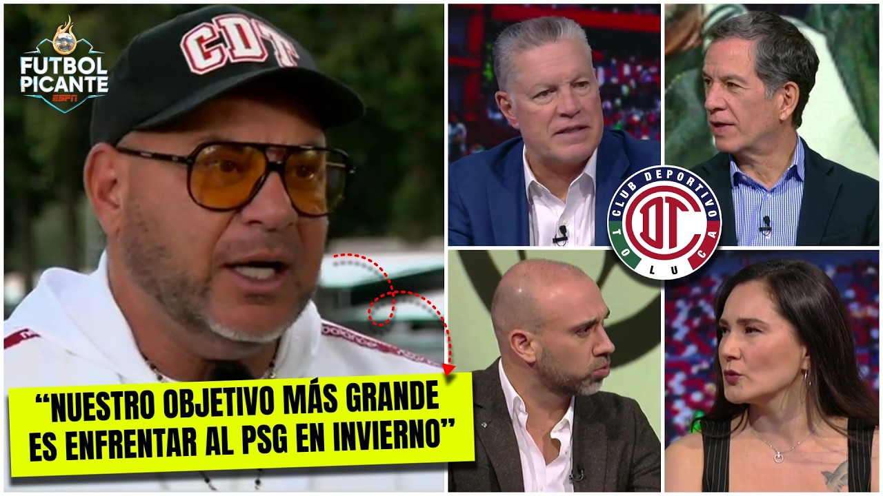 El TURCO MOHAMED tiene otro gran objetivo con TOLUCA: Ganarle al PSG y LUIS ENRIQUE | Futbol Picante
