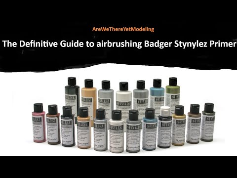 The Definitive Guide to airbrushing Badger Primer