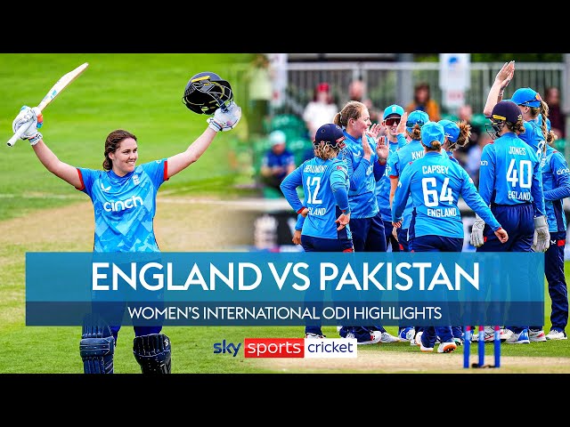 Sciver-Brunt ton & Ecclestone milestone secure series win! | England vs Pakistan | ODI Highlights