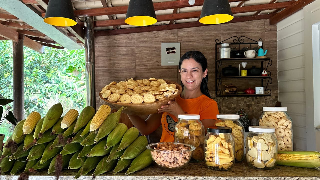 Seleção dos melhores biscoitos de milho