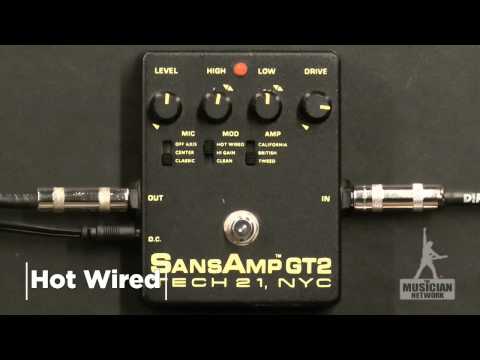 Tech 21 SansAmp GT2 гитарный преамп купить в Москве в интернет