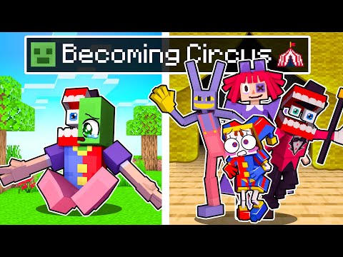 Unbelievable! Transforming into the Digital Circus with Slime Blocks!