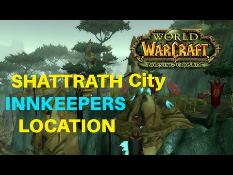 Shattrath City Innkeepers Location WoW TBC (Scryers and Aldor innkeepers)