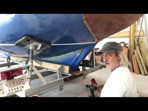 Boat Building the Haven- Hanging The Rudder - Episode 108
