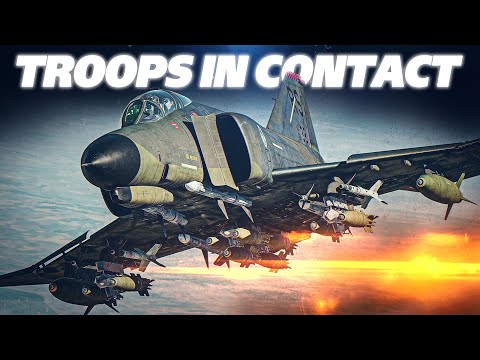 Troops In Contact | Heatblur F-4E Phantom To The Rescue | Digital Combat Simulator | DCS |
