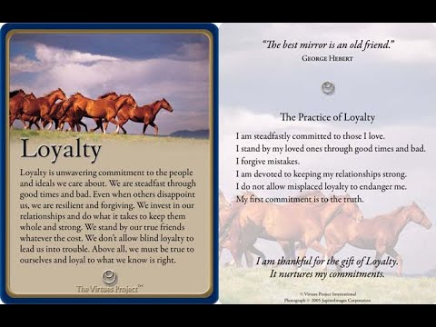 Monday Musing | Loyalty - 03.22.2021 ( FYI - audio issue is noted / sorry about this)