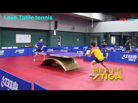 Fan Zhendong training vs Lin Gaoyuan - Table tennis Training