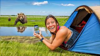 4 Days Camping with Wild Brown Bears in Alaska