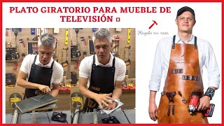 Plato giratorio para mueble de televisión
