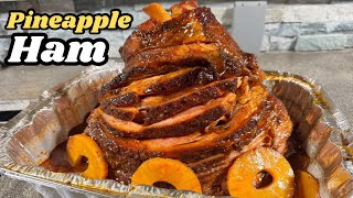 DOUBLE Smoked Pineapple Glazed Ham (Juicy Holiday Spiral Ham)