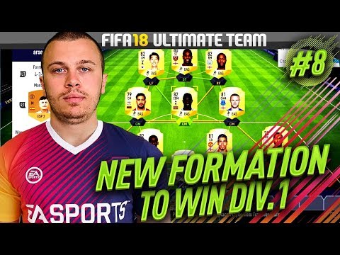 FIFA 18 NEW FORMATION to WIN DIVISION 1! MY ROAD TO GLORY JOURNEY #8 STILL UNBEATEN! INSANE RECORD!
