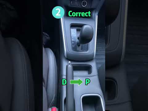 The parking sequence of automatic transmission cars is very important #car #automobile #tips