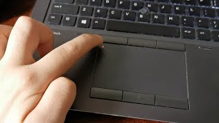 How to enable or disable (lock or unlock) modern HP laptop touch-pad