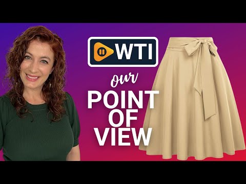 Belle Poque Women's Skirt Skater Flared Midi - WTI product video review