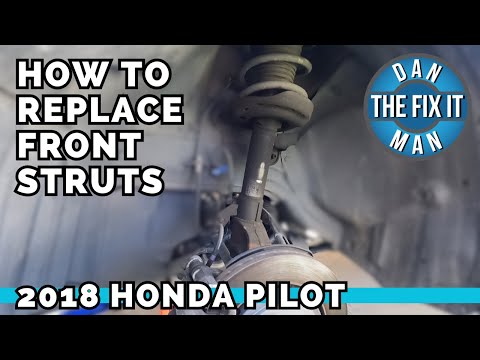 2016 - 2022 Honda Pilot How To Replace Front Tubular Struts DIY! Ridgeline Odyssey Acura MDX RDX TLX