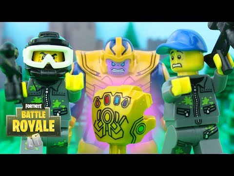 LEGO Fortnite Battle Royale STOP MOTION LEGO Fortnite Thanos Gauntlet Chaos | LEGO | By Billy Bricks