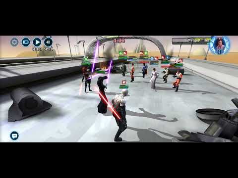 3v3 GAC practice, Traya Sion Talon Omicron vs Mon Mothma