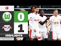 Early Goal Decides Close Match VFL WOLFSBURG RB LEIPZIG Highlights Matchday 5 Bundesliga