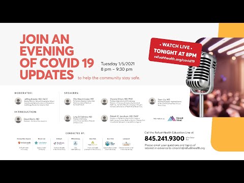 WATCH LIVE: An Evening of Covid 19 Updates - Refuah Health Center