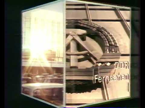 DDR1 Das Wetter, Programmtafeln, Pausenfilm - Würfel "DDR Fernsehen 1" (21.11.1983)