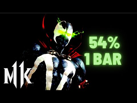 Spawn - The 54% Kombo! Mini Combo Guide With Inputs - Mortal Kombat 11