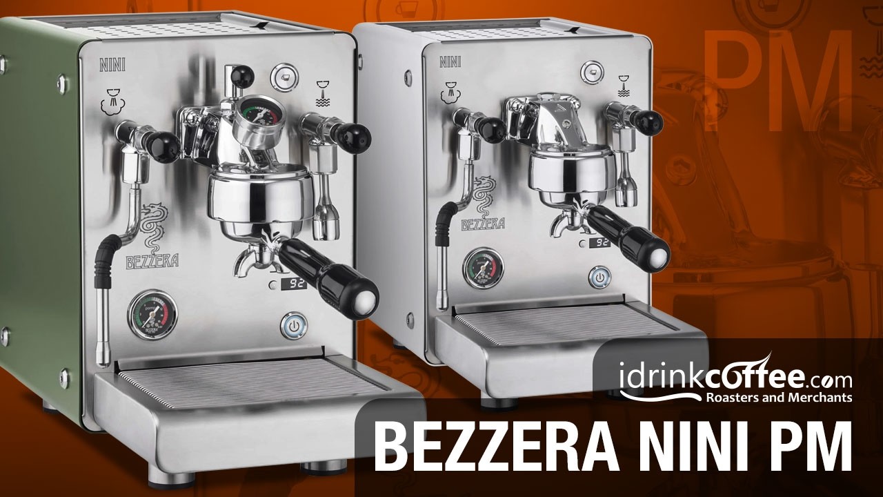 Bezzera NINI PM Espresso Machine - Green |345| - Return video