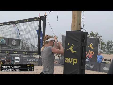 AVP Muskegon 2022 | Maestrini/Maestrini vs. Vanzwieten/Dicello | Stadium Court | Tour Series