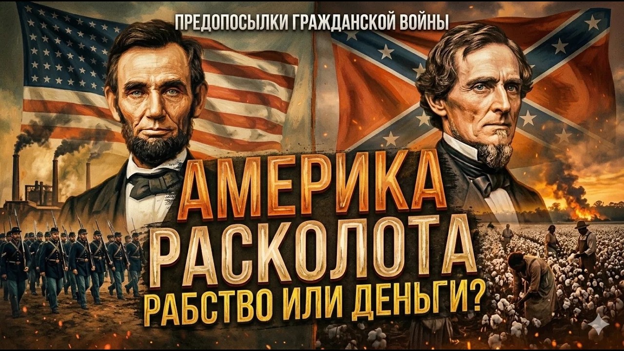 Предпосылки Гражданской войны в США / ист.подкаст
